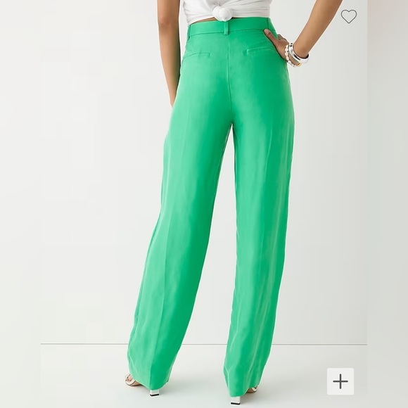 Jcrew Drapey cupro-blend trouser BI237 - Picture 2 of 5